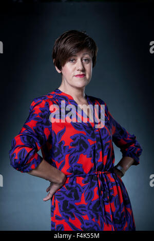 Tracey Thorn, il cantante inglese, cantautore e scrittore, all'Edinburgh International Book Festival 2015. Foto Stock