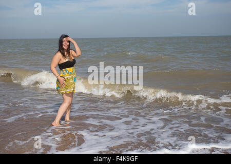 Afro Carribean donna Foto Stock