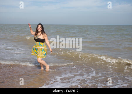 Afro Carribean donna Foto Stock