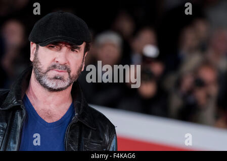 Roma, Italia. Xix oct, 2015. Eric Cantona assiste la premiere del film Les Rois du Monde. Credito: Massimo Valicchia/Alamy Live News Foto Stock