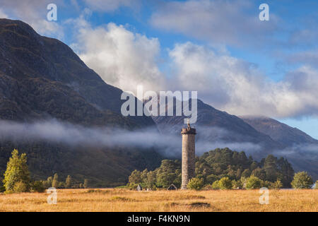 Glenfinnan monumento, Lochaber, Highland, Scotland, Regno Unito Foto Stock