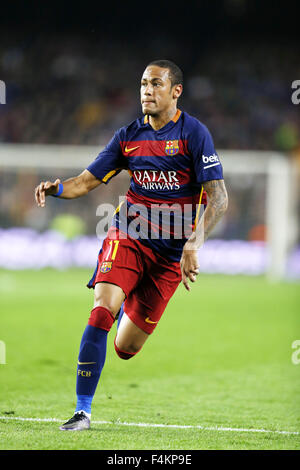 Barcellona, Spagna. Xvii oct, 2015. Neymar (Barcellona) Calcio/Calcetto : Spagnolo Primera Division "Liga BBVA (Espanola)' match tra FC Barcelona 5-2 Rayo Vallecano allo stadio Camp Nou a Barcellona Spagna . © Mutsu Kawamori/AFLO/Alamy Live News Foto Stock