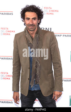 Roma, Italia. Xix oct, 2015. Laurent Laffargue assiste il "Le Roi du Monde" photocall alla decima Roma Film Fest 2015/Festa del Cinema di Roma 2015 il 19 ottobre 2015 a Roma, Italia. Credito: dpa/Alamy Live News Foto Stock