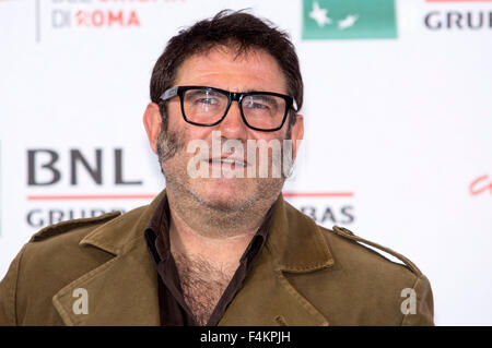 Roma, Italia. Xix oct, 2015. Sergi Lopez assiste il "Le Roi du Monde" photocall alla decima Roma Film Fest 2015/Festa del Cinema di Roma 2015 il 19 ottobre 2015 a Roma, Italia. Credito: dpa/Alamy Live News Foto Stock