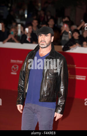 Roma, Italia. Xix oct, 2015. Eric Cantona sul tappeto rosso per 'Mannuncio re' alla decima Roma Film Fest. Foto Stock