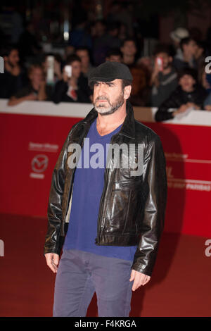 Roma, Italia. Xix oct, 2015. Eric Cantona sul tappeto rosso per 'Mannuncio re' alla decima Roma Film Fest. Foto Stock