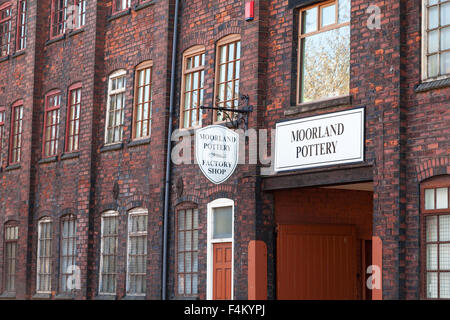 The Moorland fabbrica di ceramica Burslem Stoke-on-Trent Staffordshire England Regno Unito Foto Stock