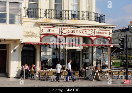 Il Regency ristorante di pesce sul lungomare di Brighton Regno Unito Foto Stock