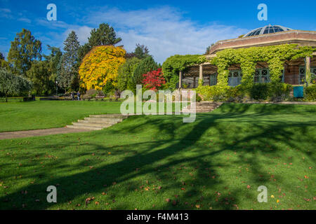 Giardini della valle, Harrogate, una città termale, North Yorkshire, Inghilterra. Foto Stock