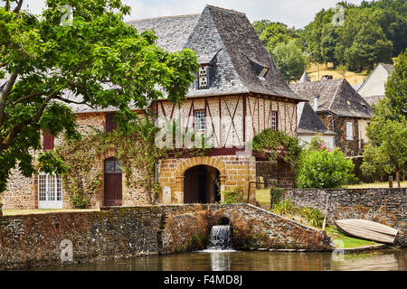 Bella casa in Le Saillant, Correze, Limousin, Francia. Foto Stock