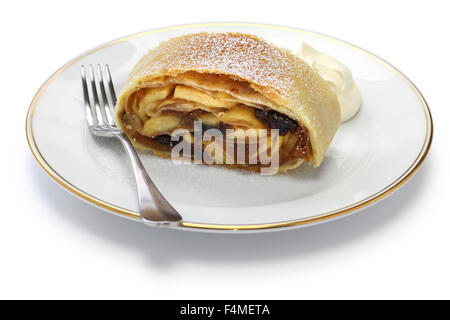 In casa, apfelstrudel strudel di mele,austrian Germania alimenti Foto Stock