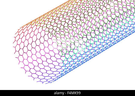 Maglia colorata isolati su sfondo bianco Foto Stock