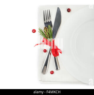 Concetto di menu di Natale Foto Stock