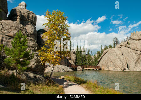 Sylvan Lake, Custer State Park, il Dakota del Sud, STATI UNITI D'AMERICA Foto Stock