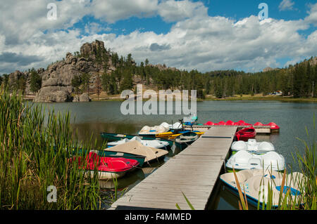 Sylvan Lake, Custer State Park, il Dakota del Sud, STATI UNITI D'AMERICA Foto Stock