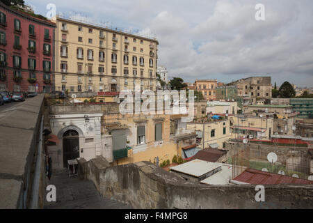 Napoli (Italia) - Corso Vittorio Emanuele e Quartieri Spagnoli Foto Stock