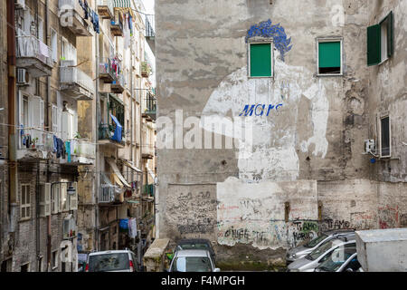 Napoli (Italia) - Quartieri Spagnoli, nel centro storico di Napoli Foto Stock