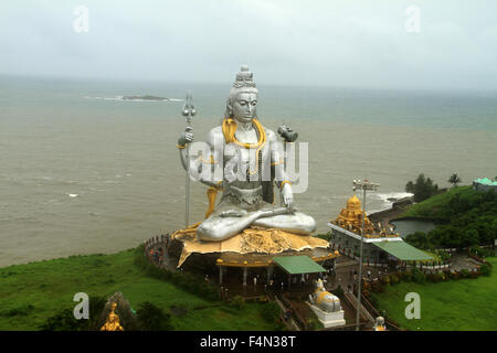 Statua di Shiva in Murudeshwar, Karnataka, India. Foto Stock