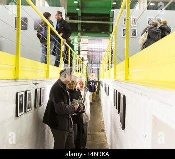 Pilsen, Repubblica Ceca. Xx oct, 2015. La mostra un paradiso tra quattro fiumi, la seconda parte di Pilsen Album di foto di famiglia progetto, è stato aperto nel Depo 2015, Pilsen, Repubblica Ceca, Martedì, 20 ottobre 2015. Credito: Petr Mlch/CTK foto/Alamy Live News Foto Stock