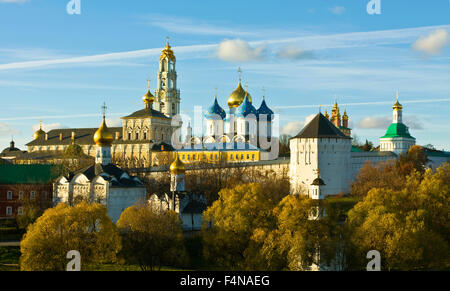 "Trinity-Sergey lavra' monastero in città Sergiev Posad nella regione di Mosca, Russia. Foto Stock