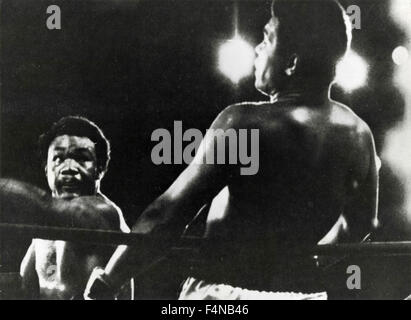 Incontro di boxe tra George Foreman e Muhammad Ali 2 Foto Stock