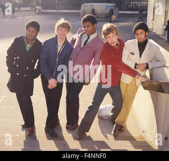 Il Regno Unito è uguale a R&B Gruppo nel 1968. Foto Tony Gale Foto Stock
