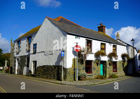 Mullion Village, penisola di Lizard, Cornwall, Regno Unito Foto Stock