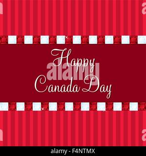Bling Canada Giorno della carta in formato vettoriale. Illustrazione Vettoriale