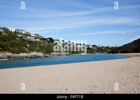 Il fiume Gannel, Crantock, Cornovaglia, Inghilterra, Regno Unito Foto Stock