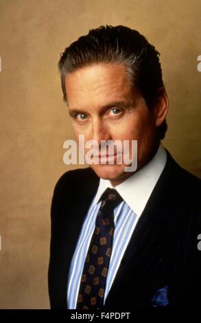Michael Douglas / Wall Street 1987 diretto da Oliver Stone Foto Stock