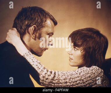 Donald Sutherland e Jane Fonda / Klute / 1971 diretto da Alan J Pakula Foto Stock