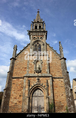 Francia, Bretagna, Auray, Kapelle Notre-Dame-de-Lourdes nella città vecchia Foto Stock