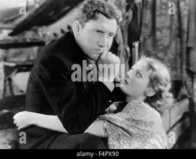 Spencer Tracy e Loretta Young / Uomo di castello / 1933 / diretto da Frank Borzage / [Columbia Pictures] Foto Stock