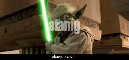 Yoda / stella Wars-Episode III - La vendetta dei Sith / 2005, diretto da George Lucas, Walt Disney Studios Motion Pictures. Foto Stock