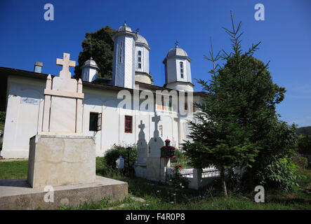 Chiesa Biserica Parohiala a Vranesti, Valacchia, Romania Foto Stock