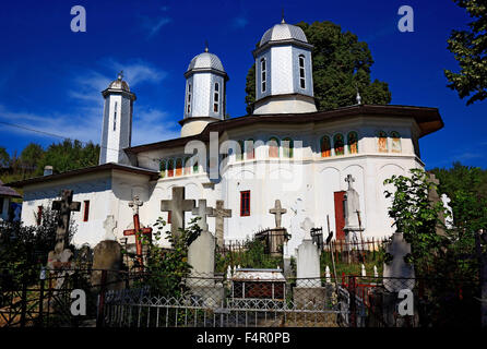 Chiesa Biserica Parohiala a Vranesti, Valacchia, Romania Foto Stock