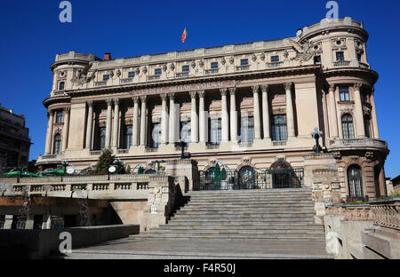 Cercul Militar nazionale, degli officer di club, Bucarest, Romania Foto Stock