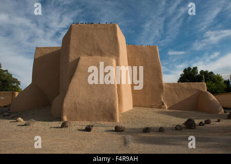 Stati Uniti d'America, Stati Uniti, America, Southwest New Mexico, Taos county, San Francisco de Asis, missione, chiesa, Adobe, architetto Foto Stock