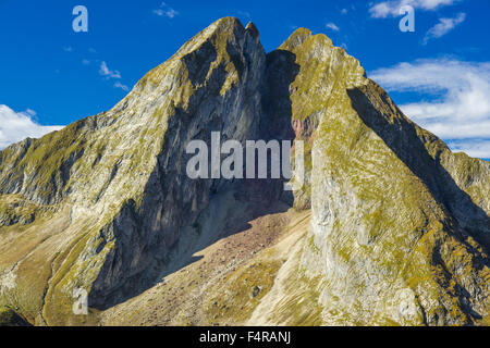 2259, Algovia, Allgäuer Alpen, Alpi, Baviera, montagne, cime di montagna paesaggio di montagna, punto di montagna, Europa, rock, Cliff, s Foto Stock