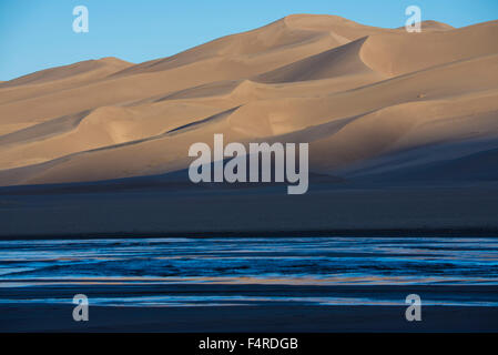 Stati Uniti d'America, STATIUNITI, America, Colorado Rockies, montagne rocciose, grandi dune di sabbia, Parco Nazionale, preservare il paesaggio Foto Stock