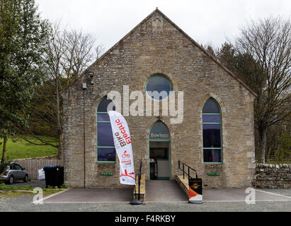 Bicicletta elettrica Network Sign a firmare Bowlees Visitor Center Teesdale North Pennines County Durham Regno Unito Foto Stock