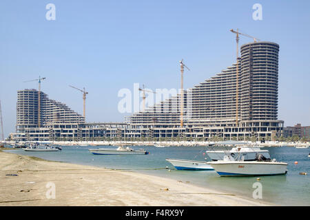 Nuovo centro commerciale in costruzione in Sharjah Emirati Arabi Uniti Foto Stock