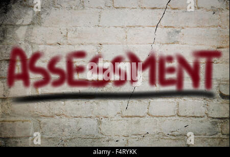 Il concetto di valutazione Foto Stock