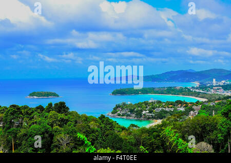 Chalong Bay a sud dell'isola di Phuket in Thailandia Foto Stock