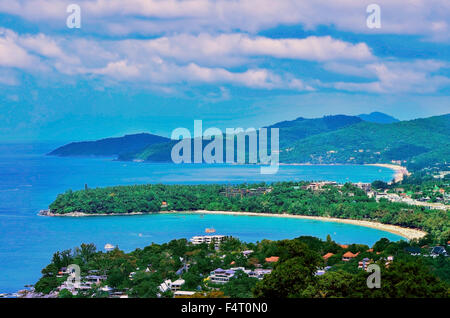 Chalong Bay a sud dell'isola di Phuket in Thailandia Foto Stock