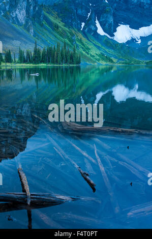 Alberta; Canada; Rawson lago; Peter Lougheed Provinical Park; kananaskis; rockies; montagne rocciose Foto Stock