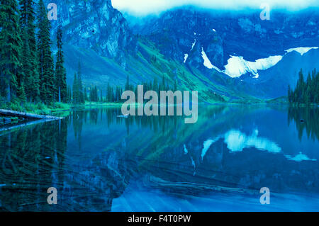 Alberta; Canada; Rawson lago; Peter Lougheed Provinical Park; kananaskis; rockies; montagne rocciose Foto Stock