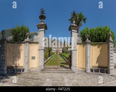 L'Italia, Europa, Tremezzina, Lombardia, Lombardia, Villa La Carlia, Lago di Como, castello, estate, Foto Stock