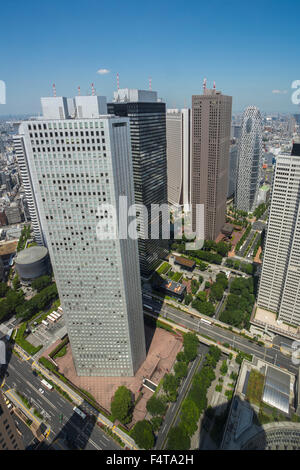 Giappone Tokyo City, il quartiere di Shinjuku, Sumitomo building, Foto Stock