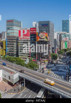 Giappone Tokyo City, area di Ginza, Harumi Avenue Foto Stock